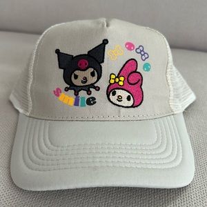 SANRIO KUROMI AND MY MELODY SMILE HAT NEW WITH TAG
